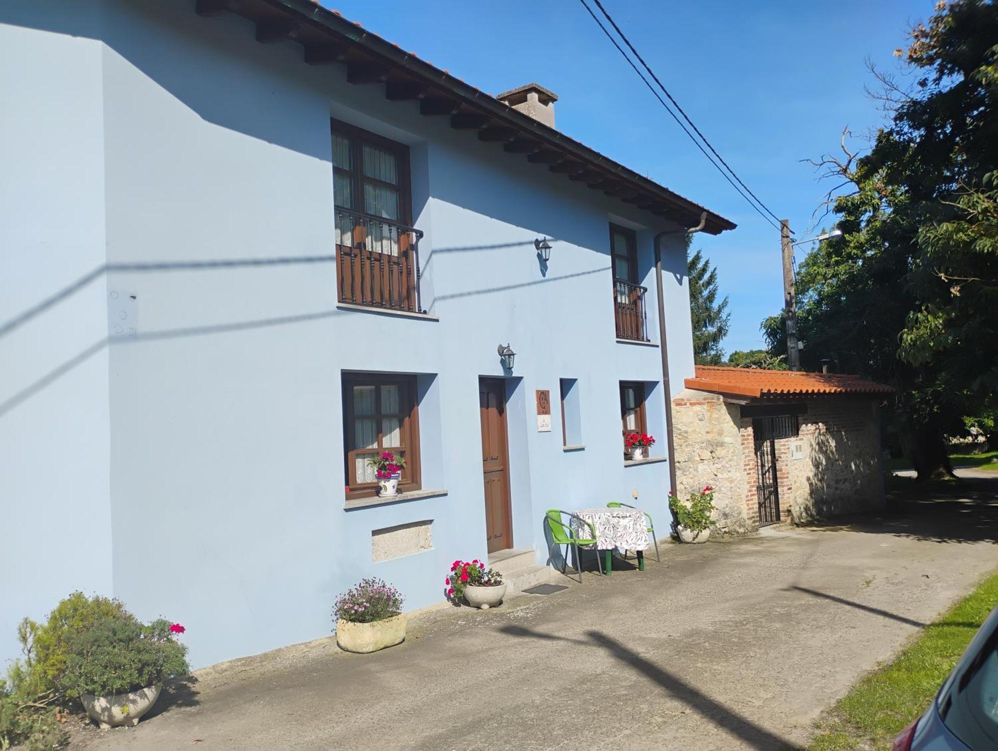 Villa Casa Rural Casa Azul Villahormes Exterior foto